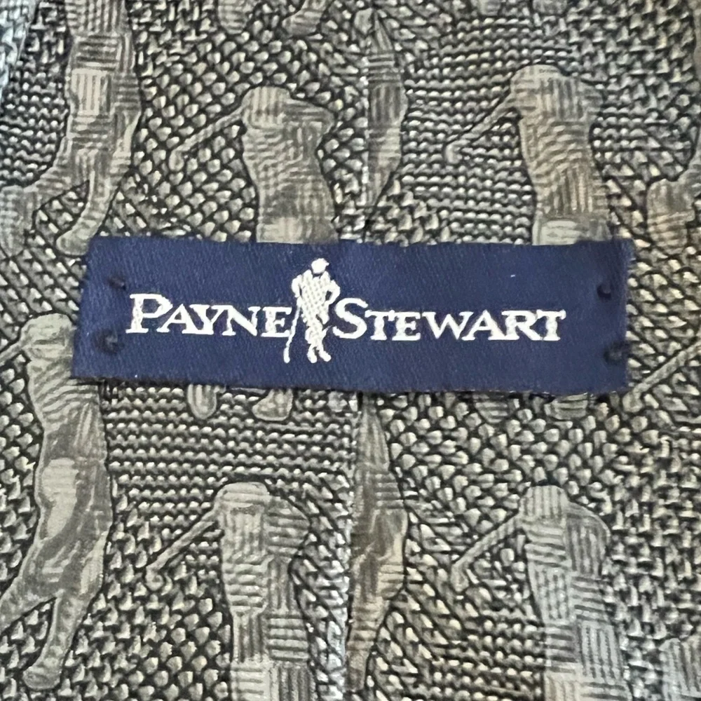 Payne Stewart Golf Print Tie